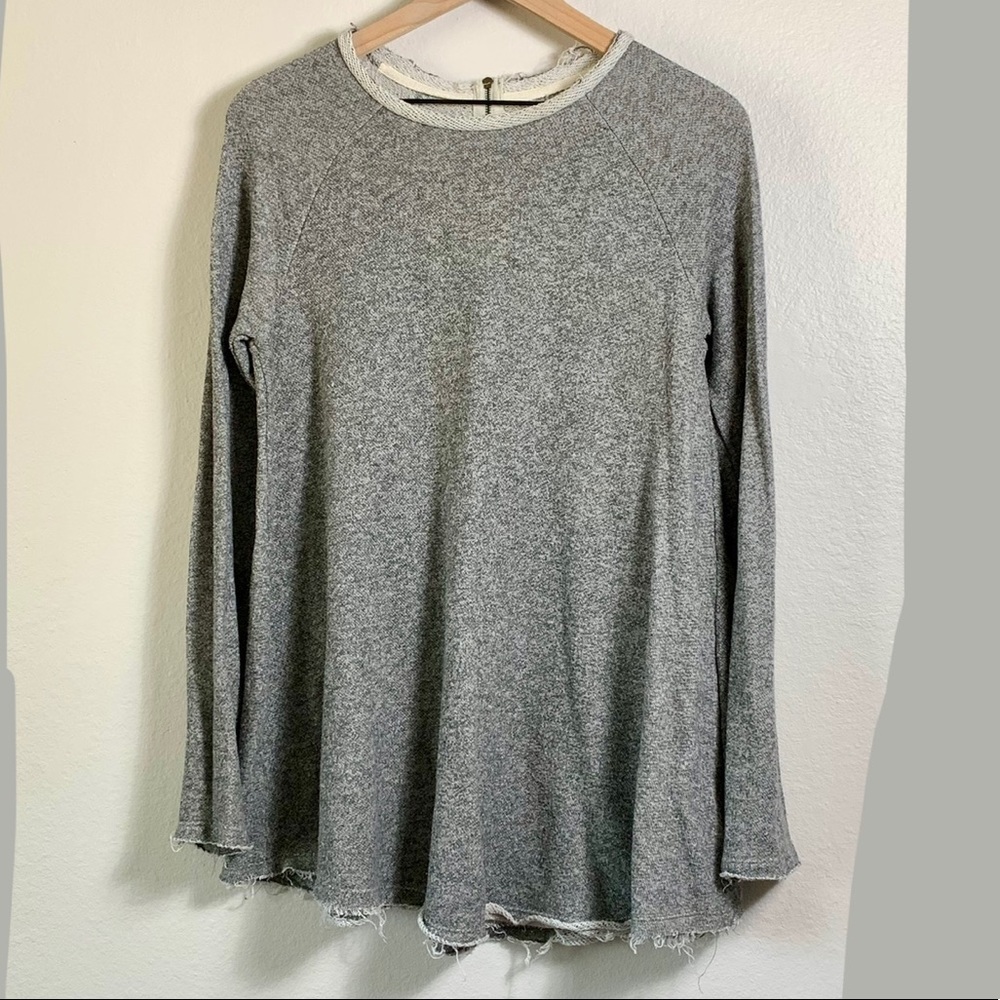 Anthropologie//Cooperative raw hem swing tunic S